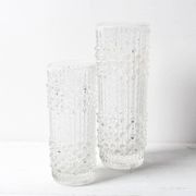 Set of 2 Glass Vases CandleWax by František Pečený / Czech Republic / 1972