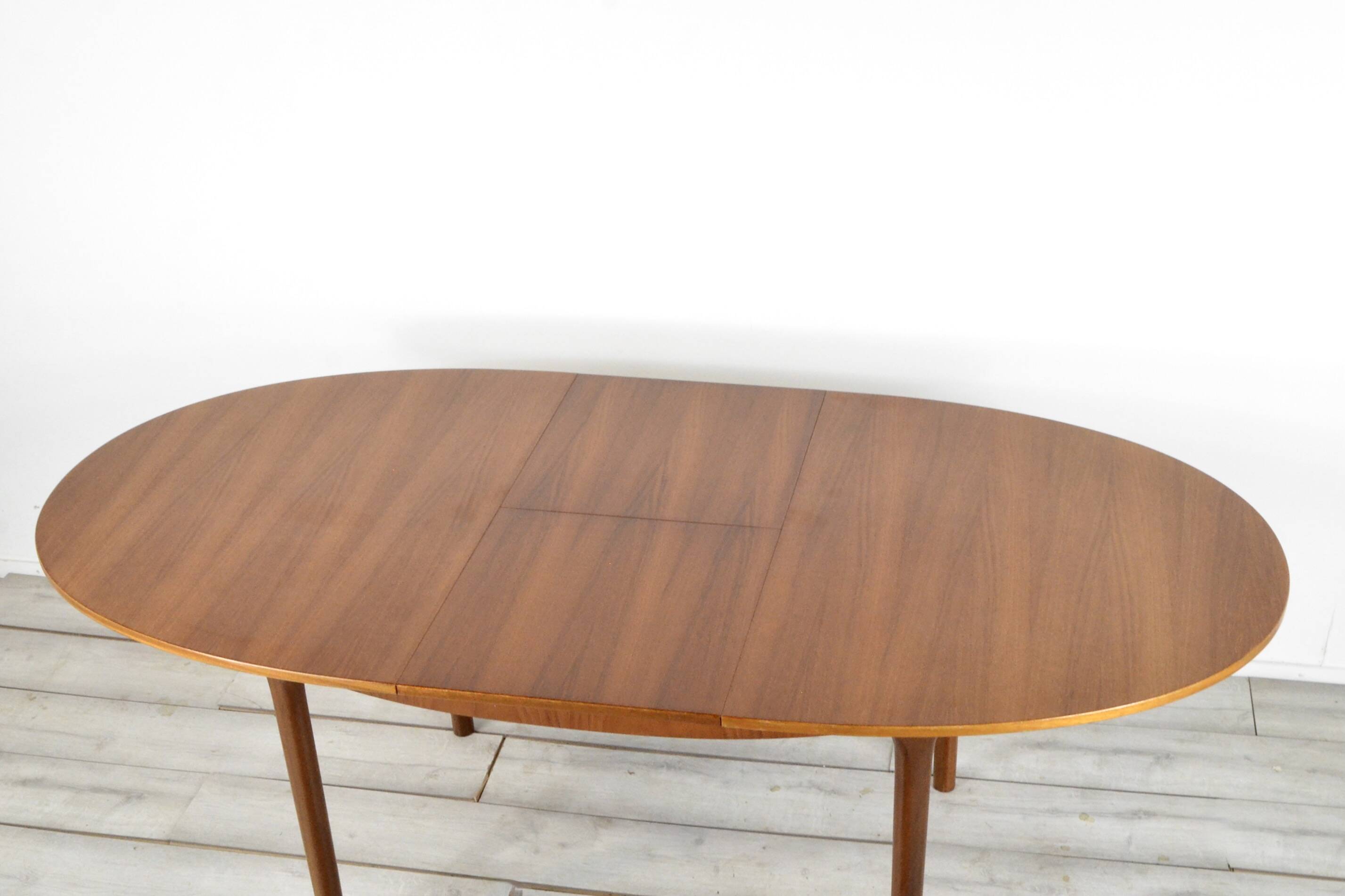 Midcentury McIntosh Oblong Teak Extending Table Vintage Modern Danish Retro