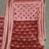 Chesterfield buttoned conversation sofa Regency