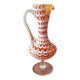 Vintage Murano style amber glass vase