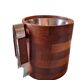 Scandinavian teak ice bucket, vintage 60s