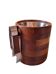 Scandinavian teak ice bucket, vintage 60s