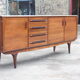 Enfilade in massive pallissandre 60s unifa edition