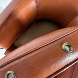 Pair of club armchairs