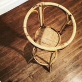 Rattan plant holder