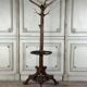 Carved wooden coat rack from the Black Forest, circa 1900.