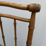 Old bamboo imitation cane chair