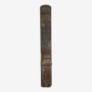 Half pillar recovered from Indian residence, rare and unique piece