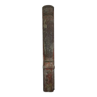 Half pillar recovered from Indian residence, rare and unique piece