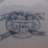 4 plates of Sarreguemines, model "Ceres"