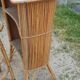 Bar et tabouret rotin sixties.