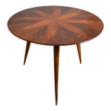 Round tripod coffee table from the 60s
