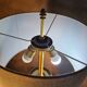 lampe ,,deluxe , lumina vintage 1975 a 80  style faux bois abat jour neuf l