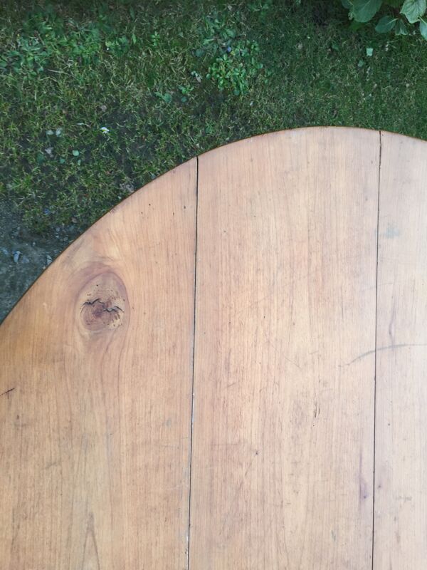 Table ovale ancienne Louis Philippe à 6 pieds