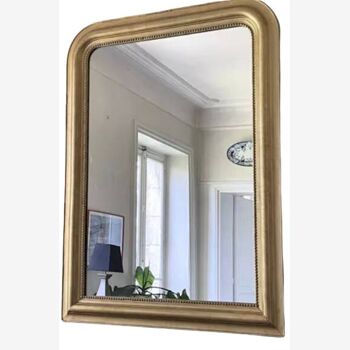 Miroir Louis Philippe perlé H120 X Larg 95