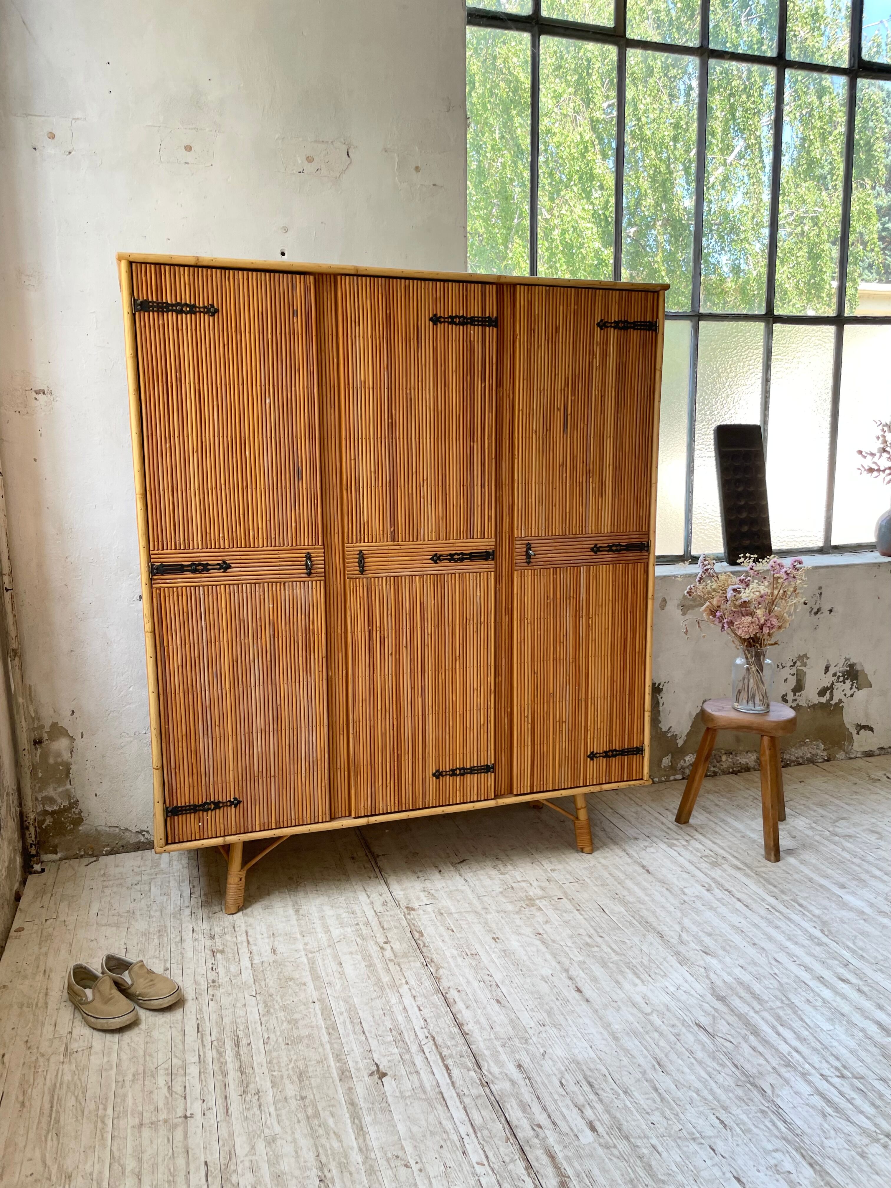 Rattan cabinet