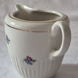 Cream jug half-porcelain Lunéville Keller and Guerin A586