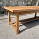 Table de ferme bois brut 200 cm