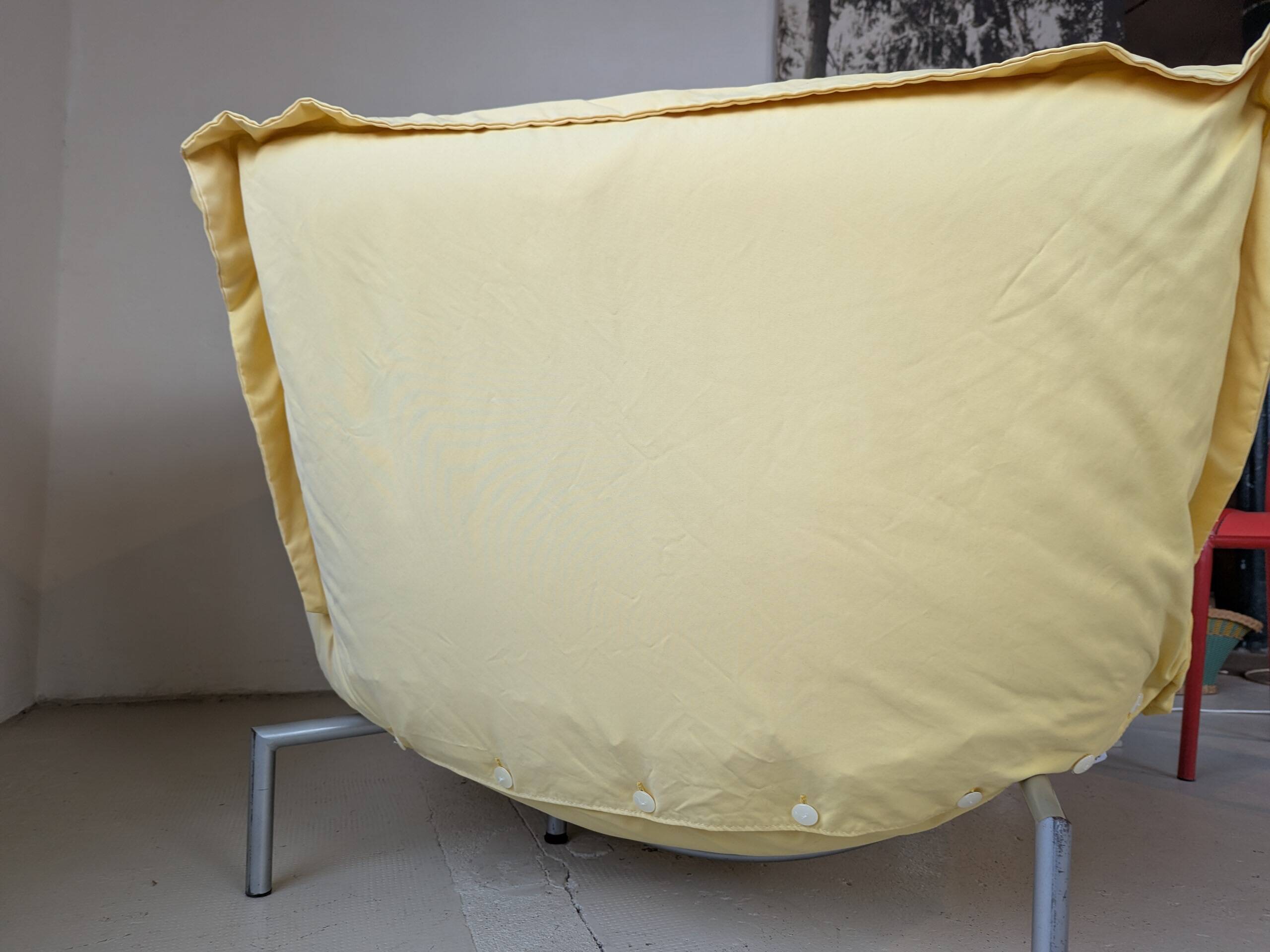 Cuddly corner armchair by Pascal Mourgue for Cinna