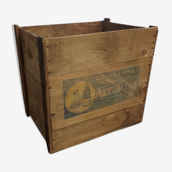 Advertising vintage wooden box