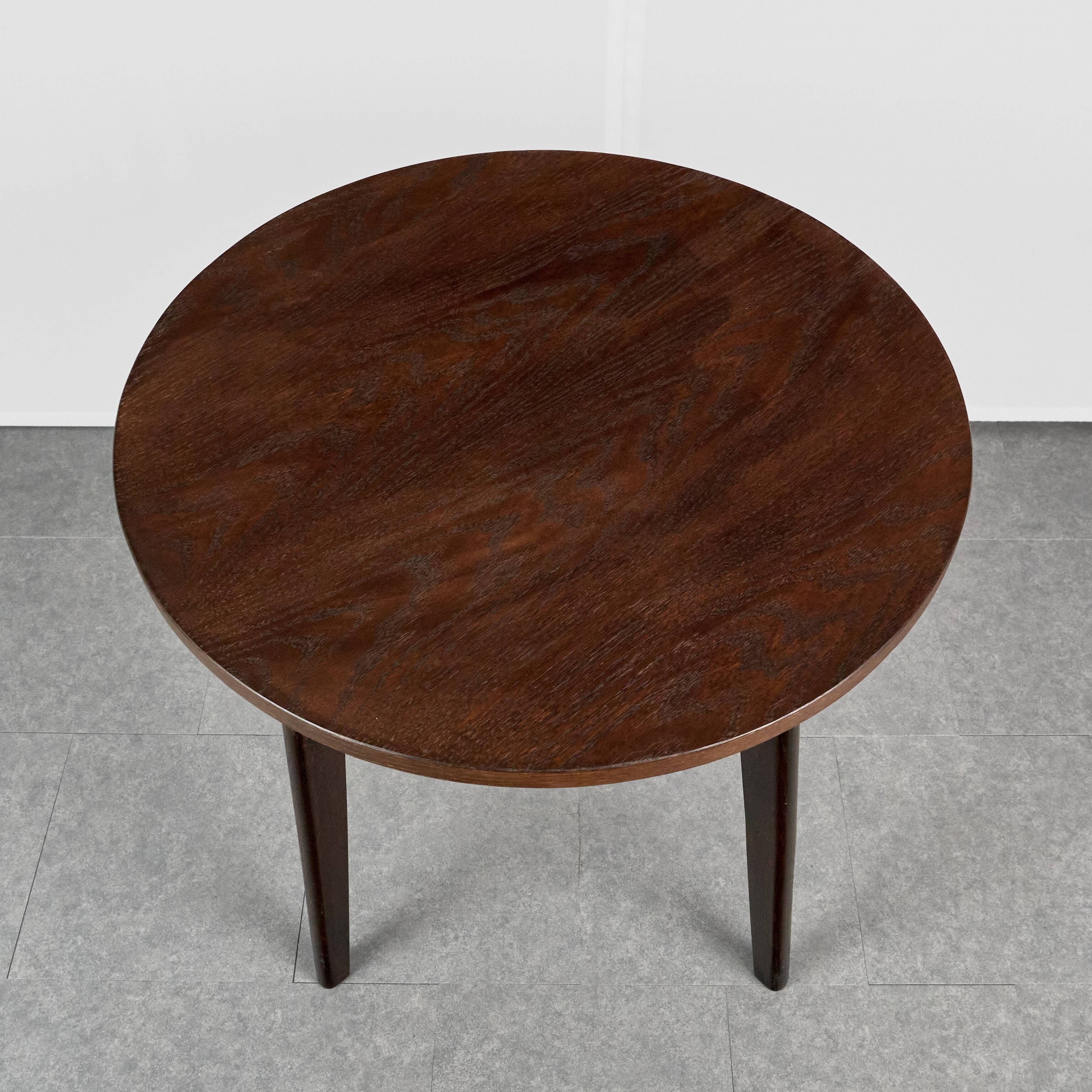 Vintage Round Coffee Table, 1960s, Czechoslovakia