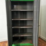 Green industrial Ronéo wardrobe 50s