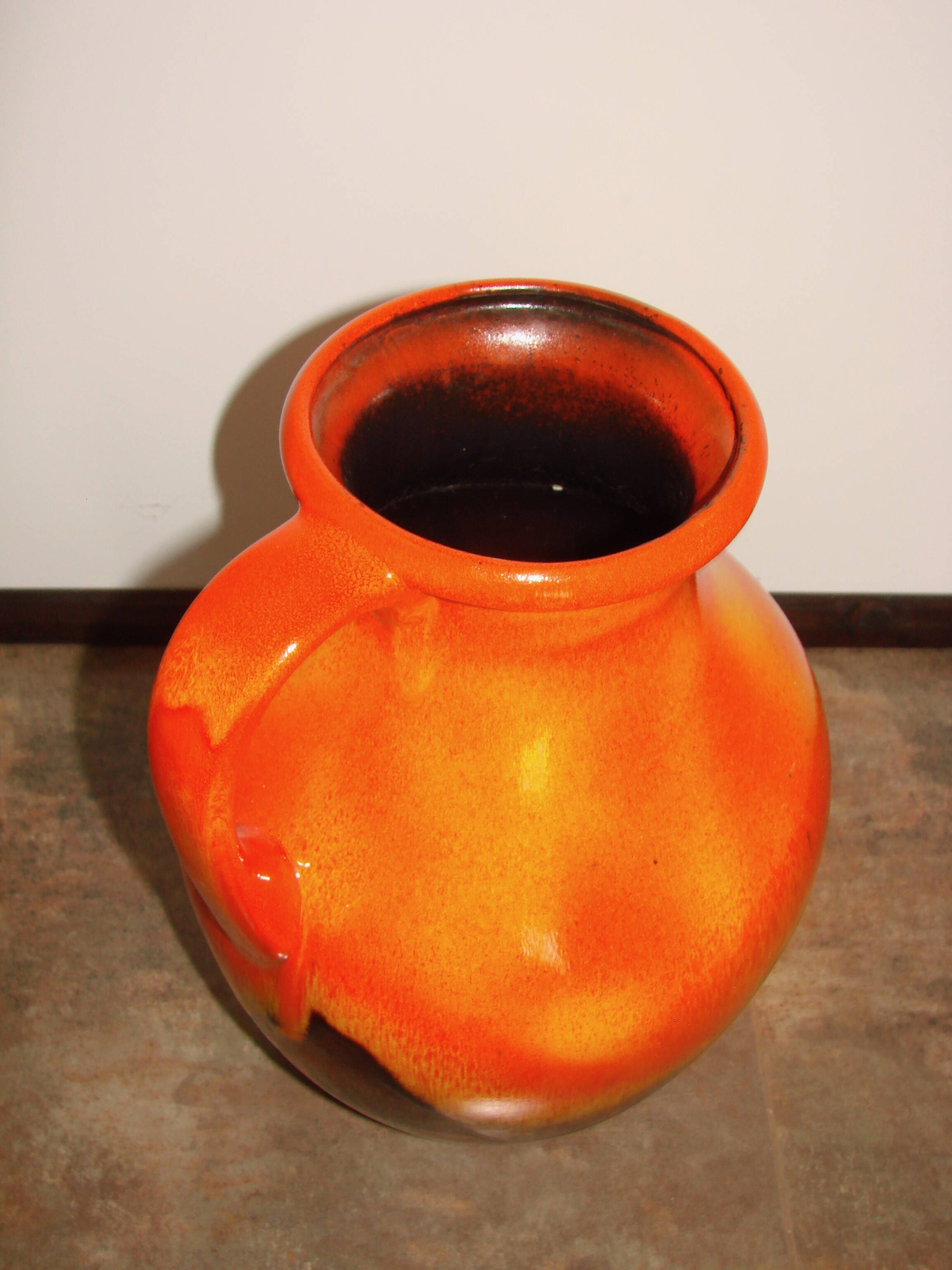Fat Lava ceramic vase, Germany, 1970s.