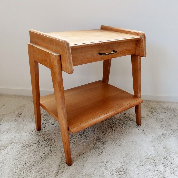 Pair of oak bedsides