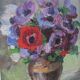Tableau peinture florale
