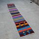 Vintage Turkish hallway rug 47x248 cm