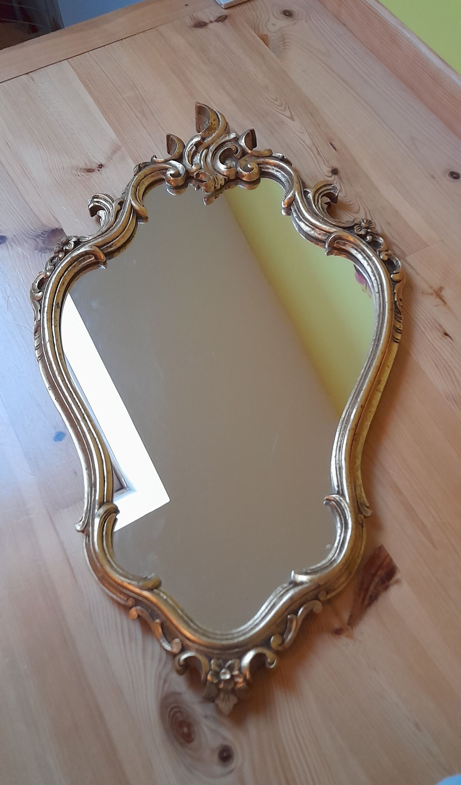 Gilded baroque mirror