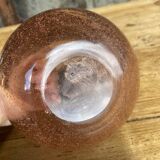 Vase verre rose d’après Biot