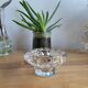 Luminarc molded glass candle holder
