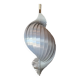 Henri Mathieu ceiling light from the 1970s in spiral aluminium.