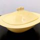 Yellow Earthenware Serving Centerpiece by Antonia Campi for Laveno,
