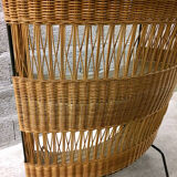 Vintage rattan counter bar