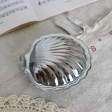 Vintage shell butter dish from the 1970s