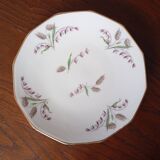 6 Limosa hard porcelain dessert plates (Limoges)