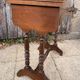 Traveling mahogany dressing table, working woman, Victorian charm - 19th century.