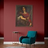 Rare painting portrait of Julius Caesar from the 17th century