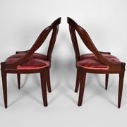 Art Deco Salon by Paul Follot in pink velvet, circa 1920