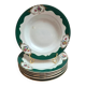 Set of 7 deep plates Digoin Sarreguemines Champagne – Opaque porcelain – Vintage ironstone
