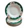 Set of 7 deep plates Digoin Sarreguemines Champagne – Opaque porcelain – Vintage ironstone