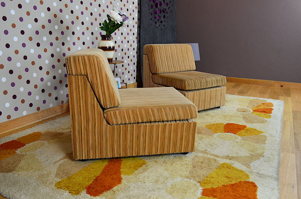 Pair of vintage armchairs 1970s
