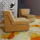 Paire de fauteuils vintage années 1970