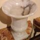 Medici vase with a crater in alabaster from the 1950s