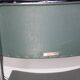 Vintage chrome and blue gray leather chair verkstads model motala 1950 sweden