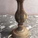 Bronze foot bedside lamp - old