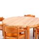 Set of 6 solid pinewood armchairs by Rainer Daumiller for Hirtshals Sawmill