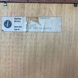 Midcentury teak chest of drawers 1960s